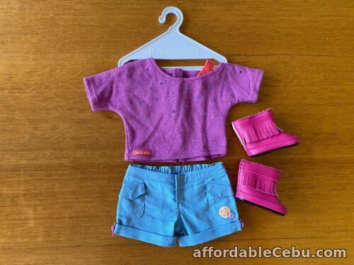 1st picture of American Girl Doll Outfit Set with Shirt, Shorts and Shoes for 18 Inch Doll For Sale in Cebu, Philippines
