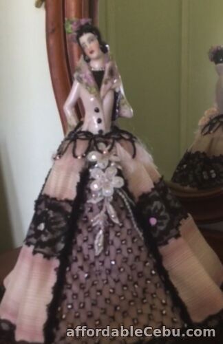 1st picture of Delicious Deloris Elegantly Dressed Handmade Porcelain Half Doll For Sale in Cebu, Philippines