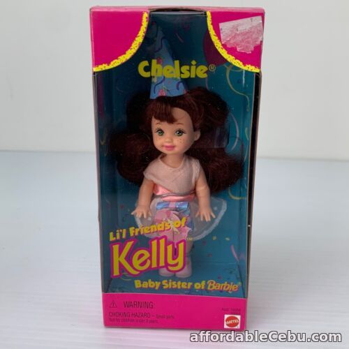 1st picture of Vintage Barbie 1996 Lil Friends of Kelly Chelsie Boxed NRFB Birthday Party Hat For Sale in Cebu, Philippines