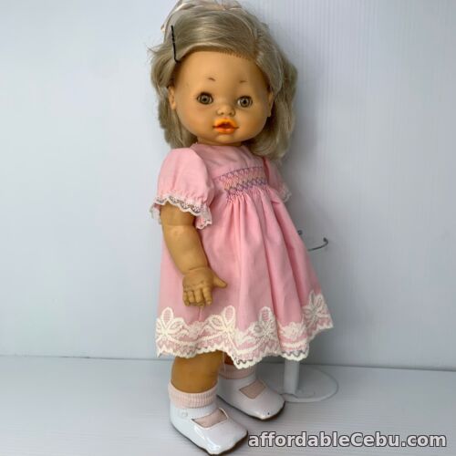 1st picture of Vintage 80s Famosa Spain Baby Toddler Girl Doll Sleepy Eye 43cm 17” TLC For Sale in Cebu, Philippines