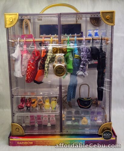 1st picture of Rainbow High Deluxe Fashion Closet Portable Clear Acrylic Playset 2021 Item # 5 For Sale in Cebu, Philippines
