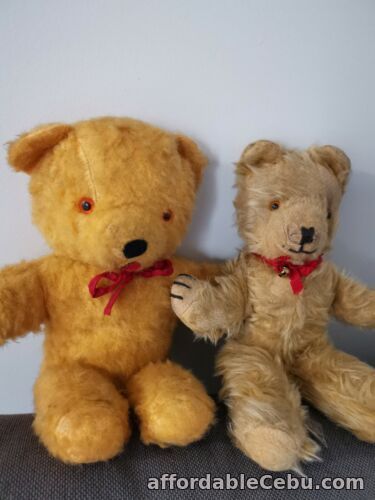 1st picture of Antique Vintage 1950's & 1960's Mohair Teddy Bears (x2) For Sale in Cebu, Philippines