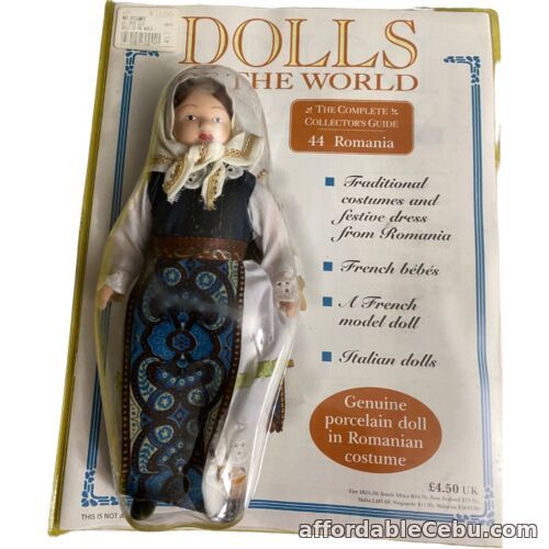 1st picture of BRAND NEW Porcelain Dolls of the World number 44 Romania collectors guide RARE For Sale in Cebu, Philippines