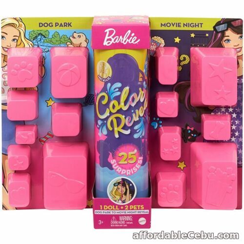 1st picture of Barbie Day-To-Night Colour Reveal Doll & Accessories - Dog Park to Movie Night For Sale in Cebu, Philippines