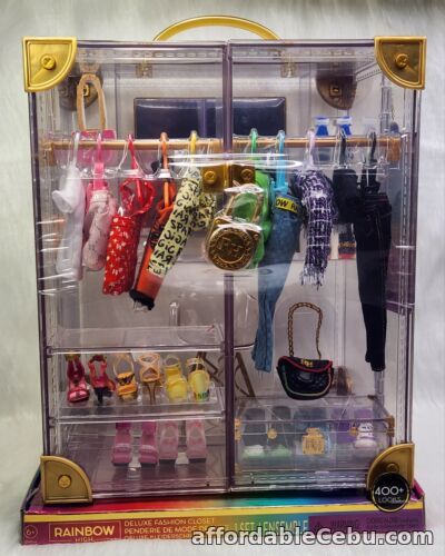 1st picture of Rainbow High Deluxe Fashion Closet Portable Clear Acrylic Playset 2021 Item # 6 For Sale in Cebu, Philippines