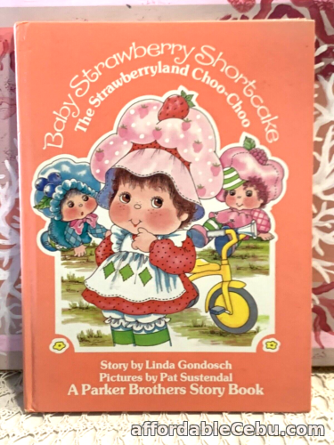 1st picture of VINTAGE 1984 BABY STRAWBERRY SHORTCAKE THE STRAWBERRYLAND CHOO CHOO BOOK For Sale in Cebu, Philippines