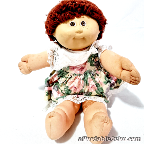 1st picture of Vintage 1978, 1982 Coleco OAA Cabbage Patch Kids Doll Floral Dress Red Hair For Sale in Cebu, Philippines