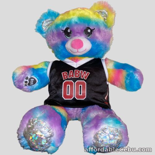 1st picture of Build A Bear Rainbow Sparkles Plush Toy Teddy Bear Glitter Eyes Paw Shirt BAB For Sale in Cebu, Philippines