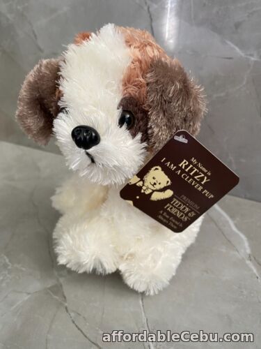 1st picture of BNWT Premium Teddy And Friends 25cm Brown Soft Silky Feel Puppy Soft Toy Ritzy For Sale in Cebu, Philippines
