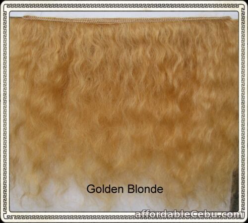 1st picture of Mohair Weft  Golden Blonde,  3" - 4" X 36"  Ideal for Reborn dolls For Sale in Cebu, Philippines