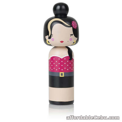 1st picture of Amy Winehouse Lucie Kaas Sketch Inc Wooden Kokeshi Doll For Sale in Cebu, Philippines