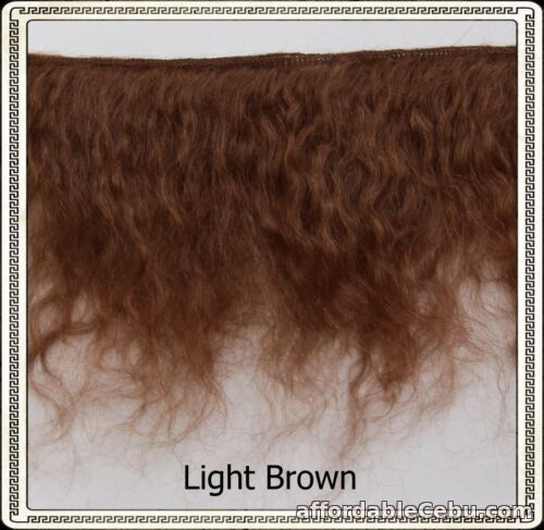 1st picture of Reborn Doll Mohair  Light Brown,  5" - 6" X 36"  approx 1/2oz For Sale in Cebu, Philippines