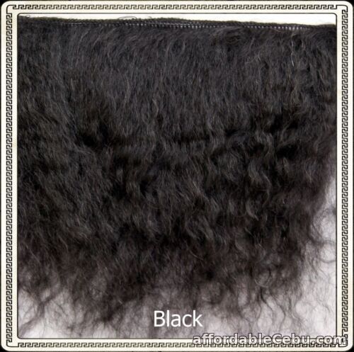 1st picture of Mohair Weft BLACK,  5" - 6" X 36"  Ideal for Reborn dolls For Sale in Cebu, Philippines