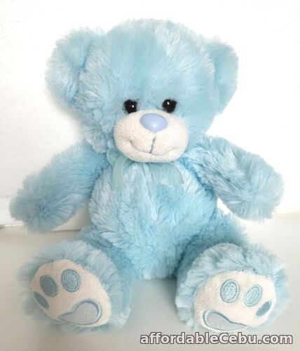 1st picture of Blue Nose Teddy Bear 11" Plush White Muzzle Soft Stuffed Huggable Toy Rusdyn For Sale in Cebu, Philippines