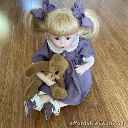 1st picture of porcelain Doll With Teddy Bear For Sale in Cebu, Philippines