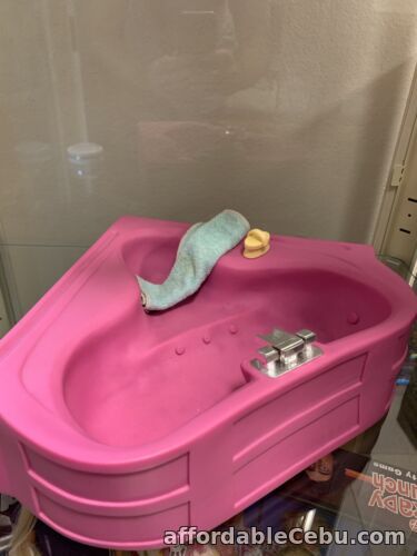 1st picture of Vintage 90s Pink Barbie Bathtub With Accessories For Sale in Cebu, Philippines