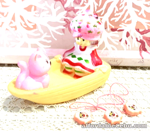 1st picture of VINTAGE STRAWBERRY SHORTCAKE BATH FLOATING BOAT SOAP DISH PLUS 3 HAIR TIES For Sale in Cebu, Philippines