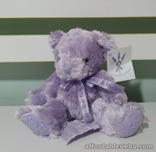 1st picture of LAVINIA LAVENDER PLUSH TOY! SOFT TOY 16CM TALL LEUKAEMIA PURPLE TEDDY BEAR RUSS For Sale in Cebu, Philippines