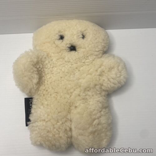 1st picture of Flatout Australia Cream Teddy Bear Toy Sheepskin Plush Soft Stuffed Flat Out For Sale in Cebu, Philippines
