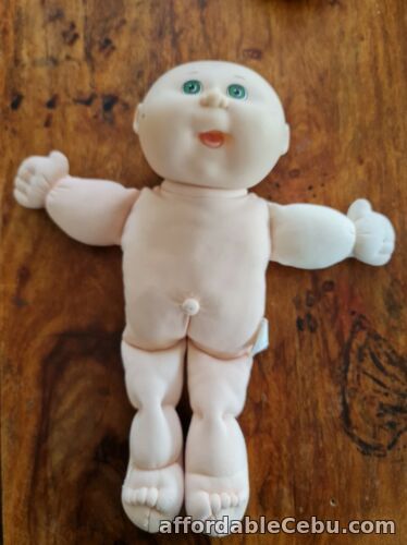 1st picture of Cabbage Patch Baby. Approx 13" Green Eyes, Bald. 1991 First Edition - FOR PARTS For Sale in Cebu, Philippines
