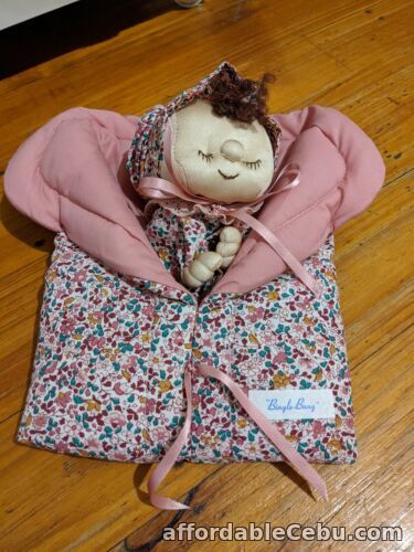 1st picture of Bingle Bung Plush Sleeping Newborn Baby Curly Hair Floral Blanket Hand Puppet For Sale in Cebu, Philippines