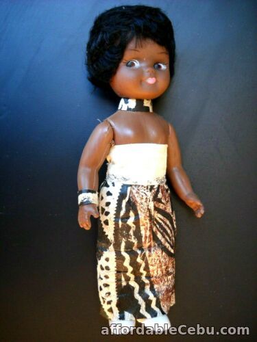 1st picture of **VINTAGE FIJIAN COSTUME DOLL 27cm HIGH IN VERY GOOD UNMARKED CONDITION** For Sale in Cebu, Philippines