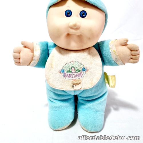 1st picture of Vintage 1987 Coleco OAA Cabbage Patch Babyland Kids Doll 11" Blue Baby Suit Bib For Sale in Cebu, Philippines