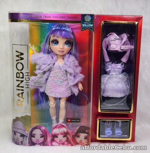 1st picture of MGAE Rainbow High Series 1 Fashion Doll - Violet Willow Purple 2020 Item # 3 For Sale in Cebu, Philippines