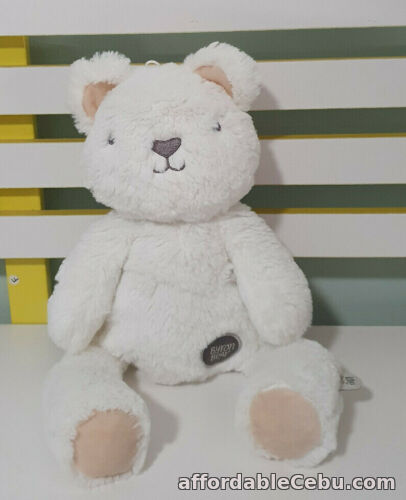 1st picture of BYRON BEAR WHITE TEDDY BEAR HUG ME 35CM BEANS IN ENDS OF HANDS AND FEET BUM For Sale in Cebu, Philippines
