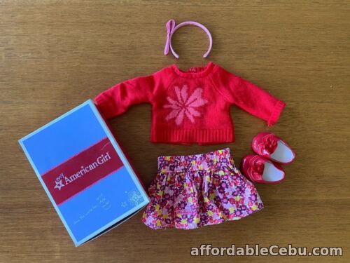 1st picture of American Girl Doll Flower Sweater & Skirt Clothes Set, fits 18 Inch Doll For Sale in Cebu, Philippines