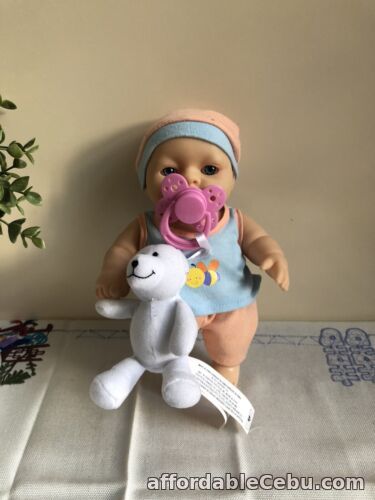 1st picture of You & Me Baby Doll Dressed W/ White Teddy Bear & Pink Dummy 23cmT Toy 2017 Used For Sale in Cebu, Philippines