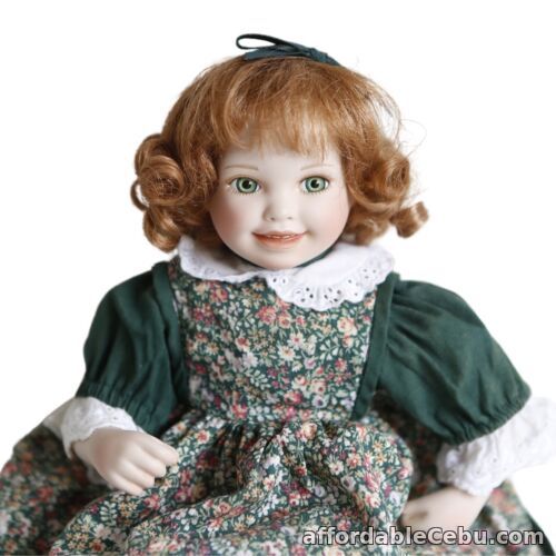 1st picture of Vintage 1997 artist doll•bright green eyes cheeky smile small•Joyce Reevey 29cm For Sale in Cebu, Philippines