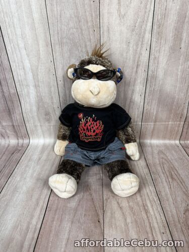 1st picture of Build A Bear BABW Laughing Monkey With Outfit - Rare Brown & White Tie Dye 43cm For Sale in Cebu, Philippines