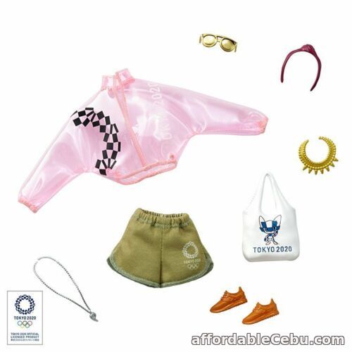 1st picture of 2020 Tokyo Olympic Games Barbie Fashion Pack. Jacket, Shorts & Accessories, NRFB For Sale in Cebu, Philippines