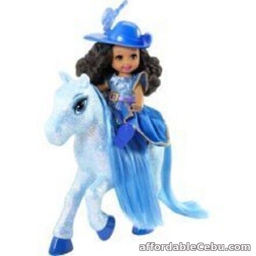 1st picture of BARBIE AND THE 3 THREE MUSKETEERS MINI MUSKETEER KELLY DOLL & PONY BLUE AA For Sale in Cebu, Philippines