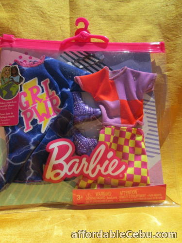 1st picture of NEW NEVER REMOVE FROM PACKAGE BARBIE FASHION OUTFITS, DRESS, TOP, SKIRT & SHOES For Sale in Cebu, Philippines