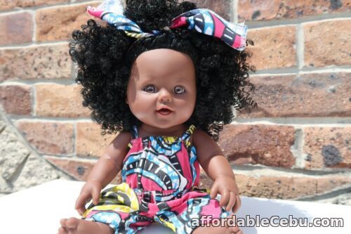 1st picture of Beautiful Black Dolls Baby Girl Dolls Reborn  Doll Soft African doll 30cm 12" For Sale in Cebu, Philippines