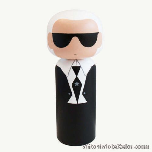 1st picture of Karl Lagerfeld Lucie Kaas Sketch Inc Wooden Kokeshi Doll For Sale in Cebu, Philippines