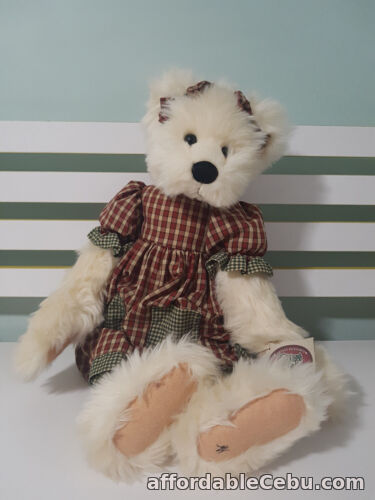 1st picture of COTTAGE COLLECTIBLES BY GANZ TEDDY BEAR MICHELLE WITH TAG! 50CM WHITE FUR! For Sale in Cebu, Philippines