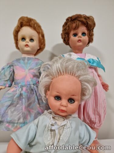 1st picture of 3 Vintage Dolls Regal & Evergreen (1960's and 1970's) For Sale in Cebu, Philippines