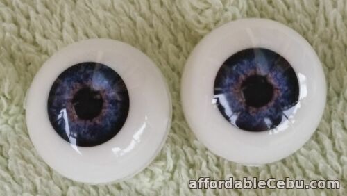 1st picture of 12mm Deep Blue Round Acrylic Eyes Reborn Baby Doll Making Supplies For Sale in Cebu, Philippines