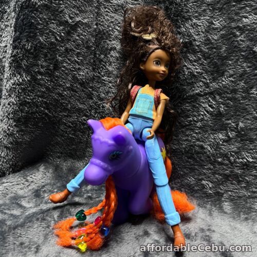 1st picture of Mattel Doll Spirit African American Black Skin With Purple Pony Bag DWA 2020 For Sale in Cebu, Philippines