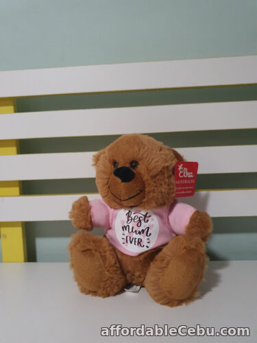 1st picture of TEDDY BEAR WITH SHIRT SAYS BEST MUM EVER ELKA 18CM WITH TAGS For Sale in Cebu, Philippines