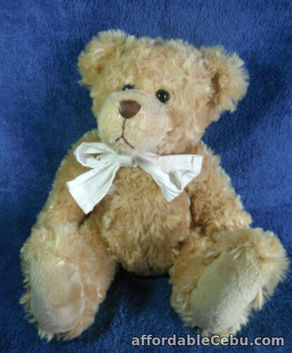 1st picture of *2107*  Settler bears - honey brown - cream tie - plush - 33cm For Sale in Cebu, Philippines