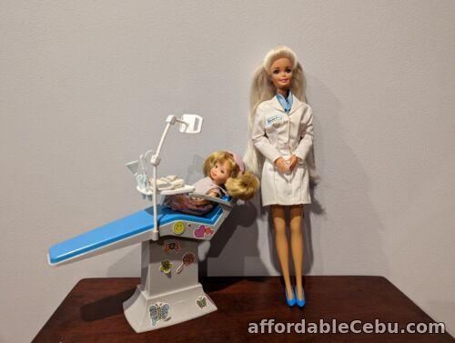 1st picture of VINTAGE MATTEL DENTIST BARBIE AND PATIENT CHELSEA DOLL - PLAYSET For Sale in Cebu, Philippines