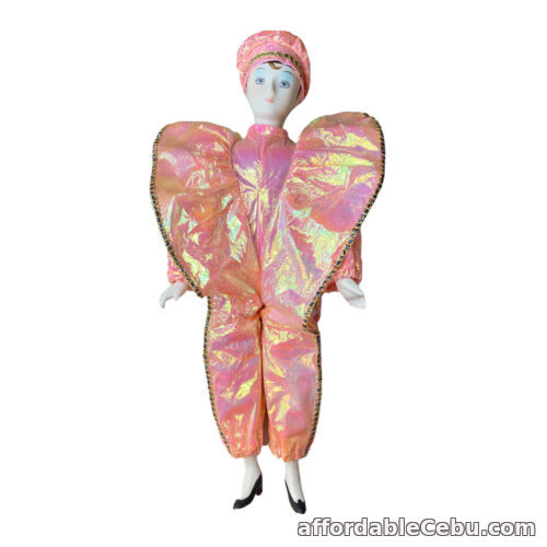 1st picture of Porcelain Clown Doll Ceramic Figurine in Pink Costume Outfit Bead Collectible For Sale in Cebu, Philippines
