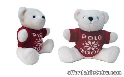 1st picture of RALPH LAUREN POLO MILLENNIAL TEDDY BEAR 2000 TEDDY BEAR WHITE 15" MINT CON For Sale in Cebu, Philippines