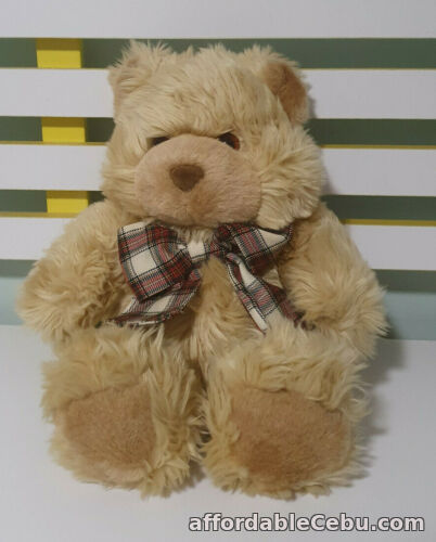 1st picture of GINA SOFTOYS TEDDY BEAR AMERICAN BRANDED BEAR 32CM PLAID BOW For Sale in Cebu, Philippines