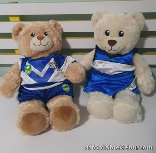1st picture of NRL FOOTBALL BULLDOGS BUILD A BEAR WITH CHEERLEADER BEAR BLUE OUTFITS SUPPORTER For Sale in Cebu, Philippines