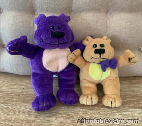 1st picture of Lot of 2 NAB 'Buddy Bear' Teddies Alannah And Madeline Foundation Purple 17cm For Sale in Cebu, Philippines